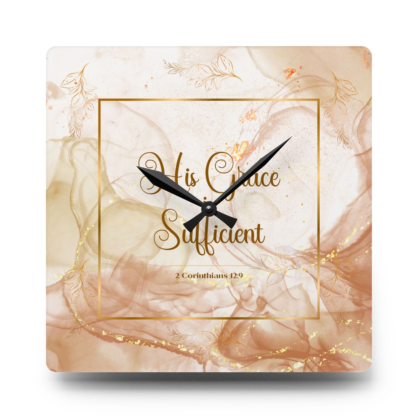 His Grace Acrylic Wall Clock