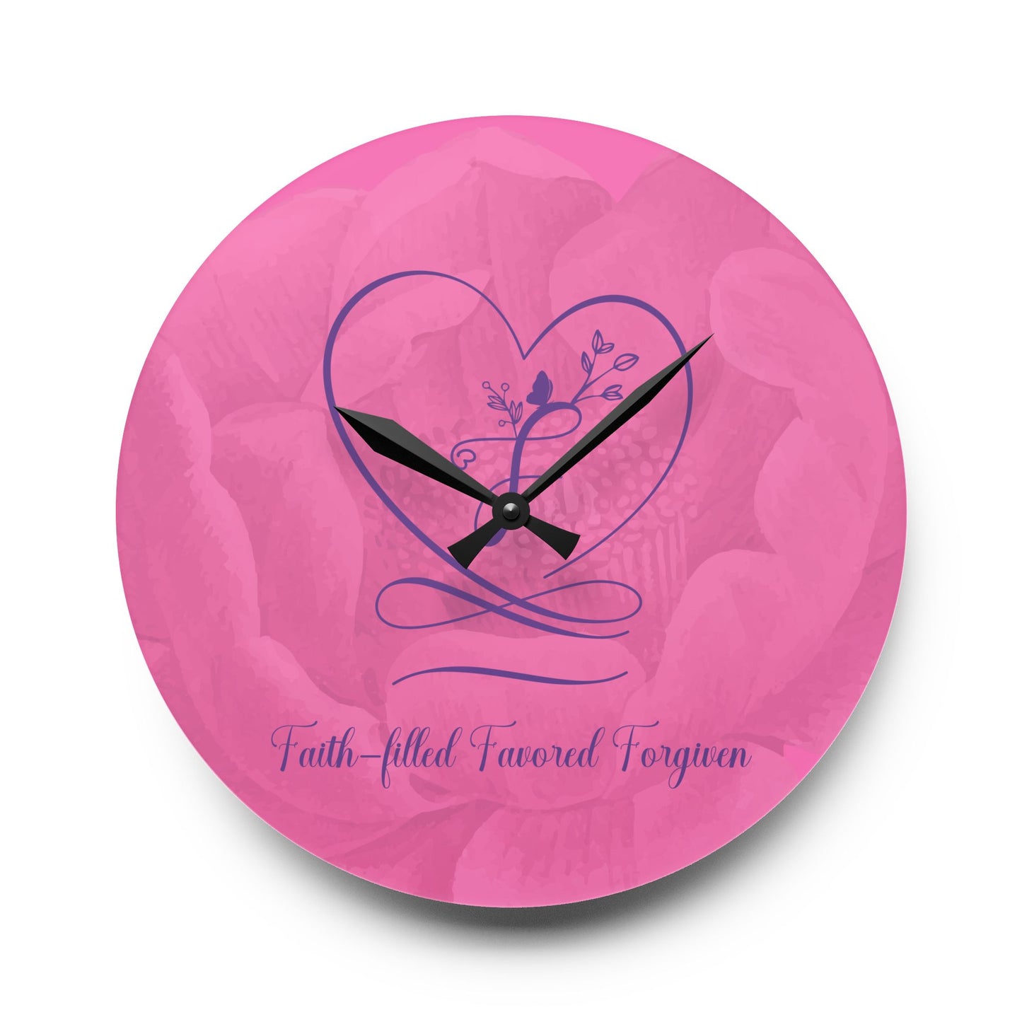 Favored Acrylic Wall Clock