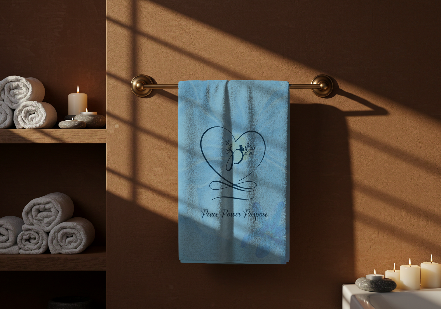 Peace Polycotton Towel