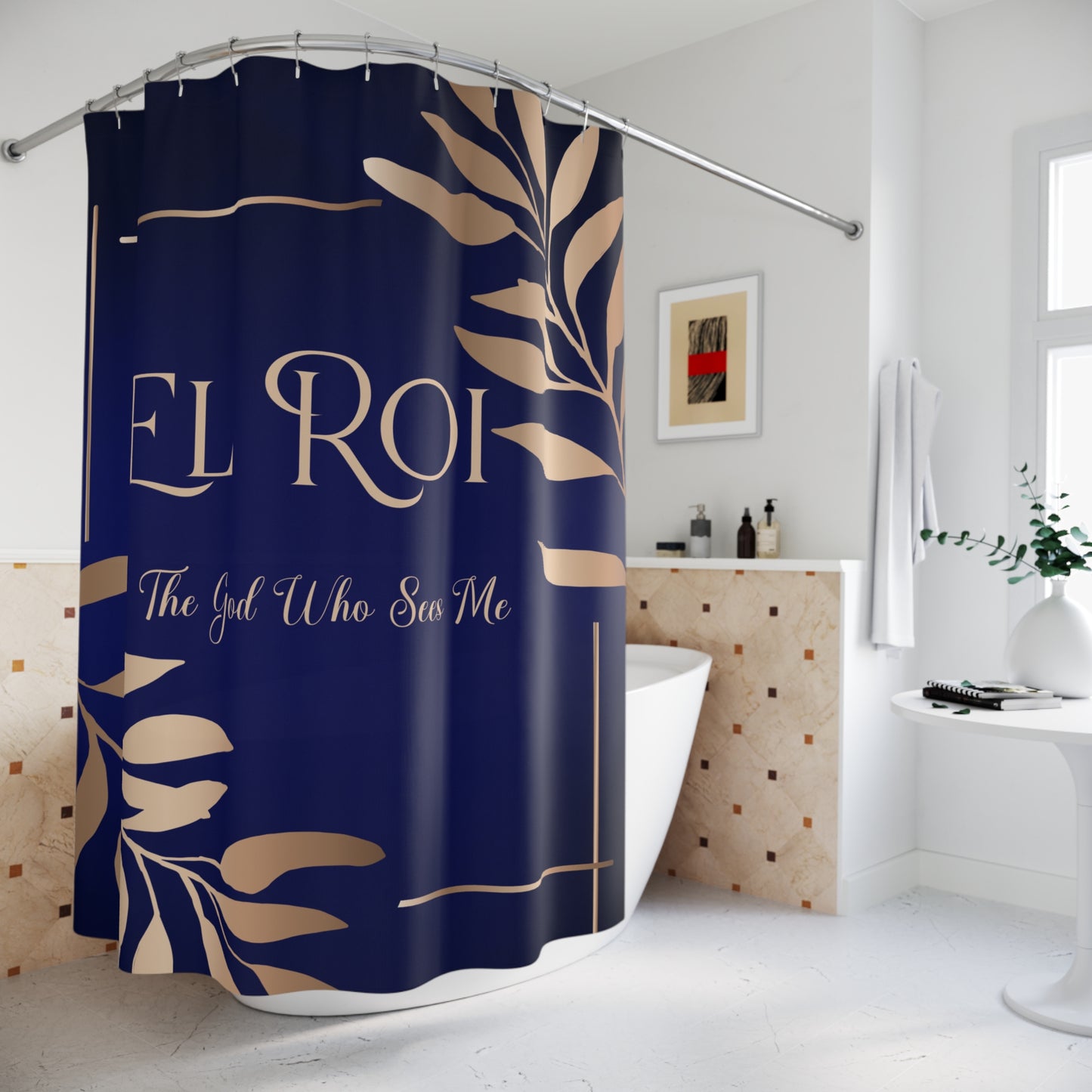 El Roi - (Sapphire) Shower Curtains