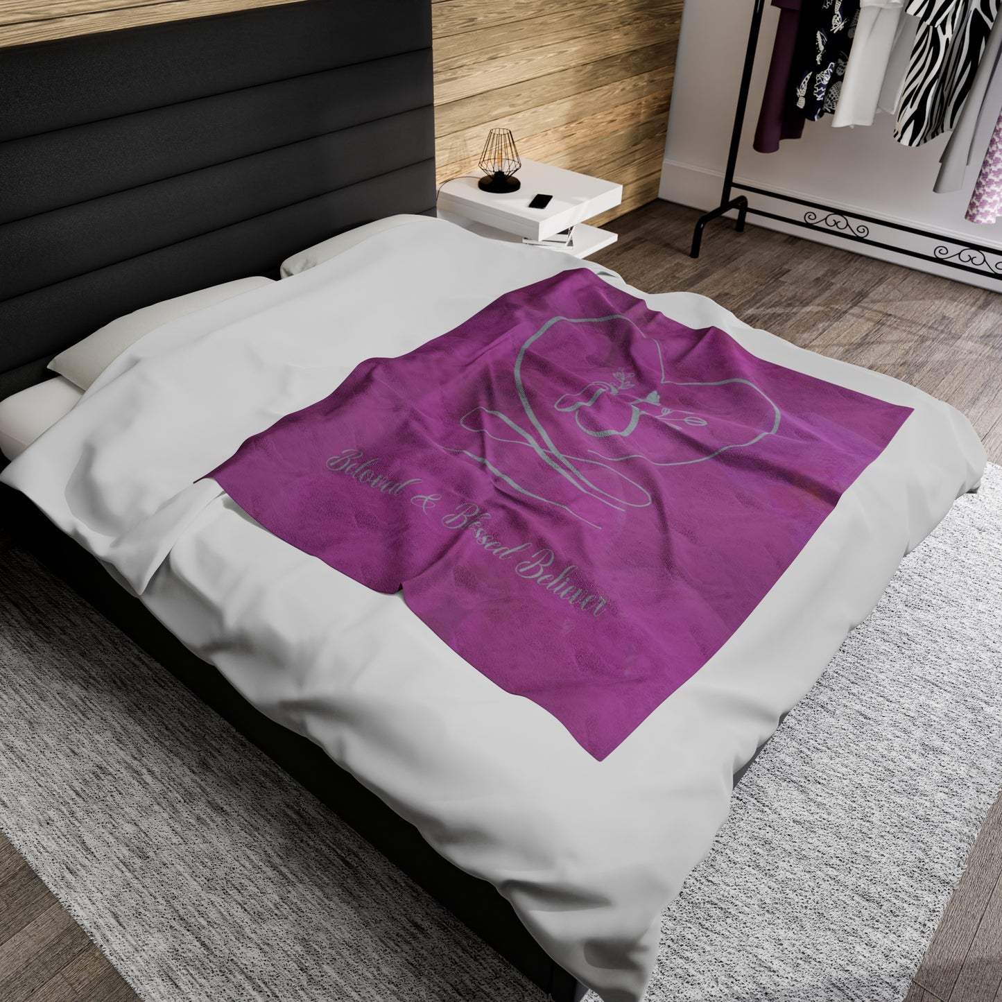Beloved Velveteen Plush Blanket