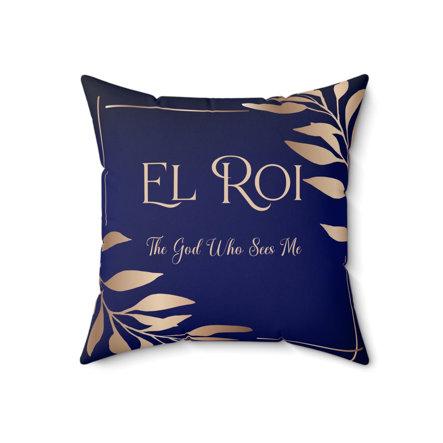 El Roi - (Sapphire) Spun Polyester Square Pillow