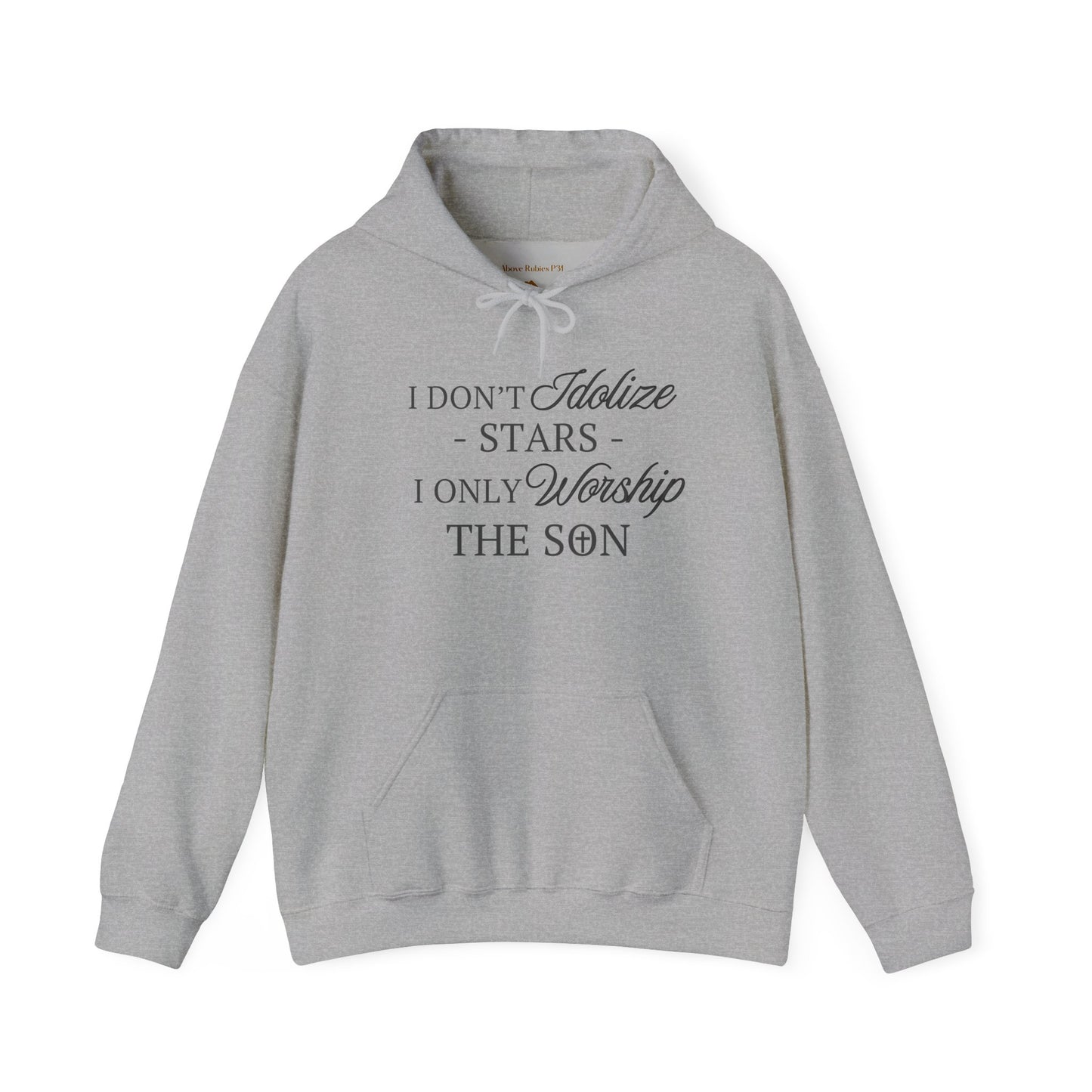 The Son (black print) Unisex Heavy Blend™ Hooded Sweatshirt