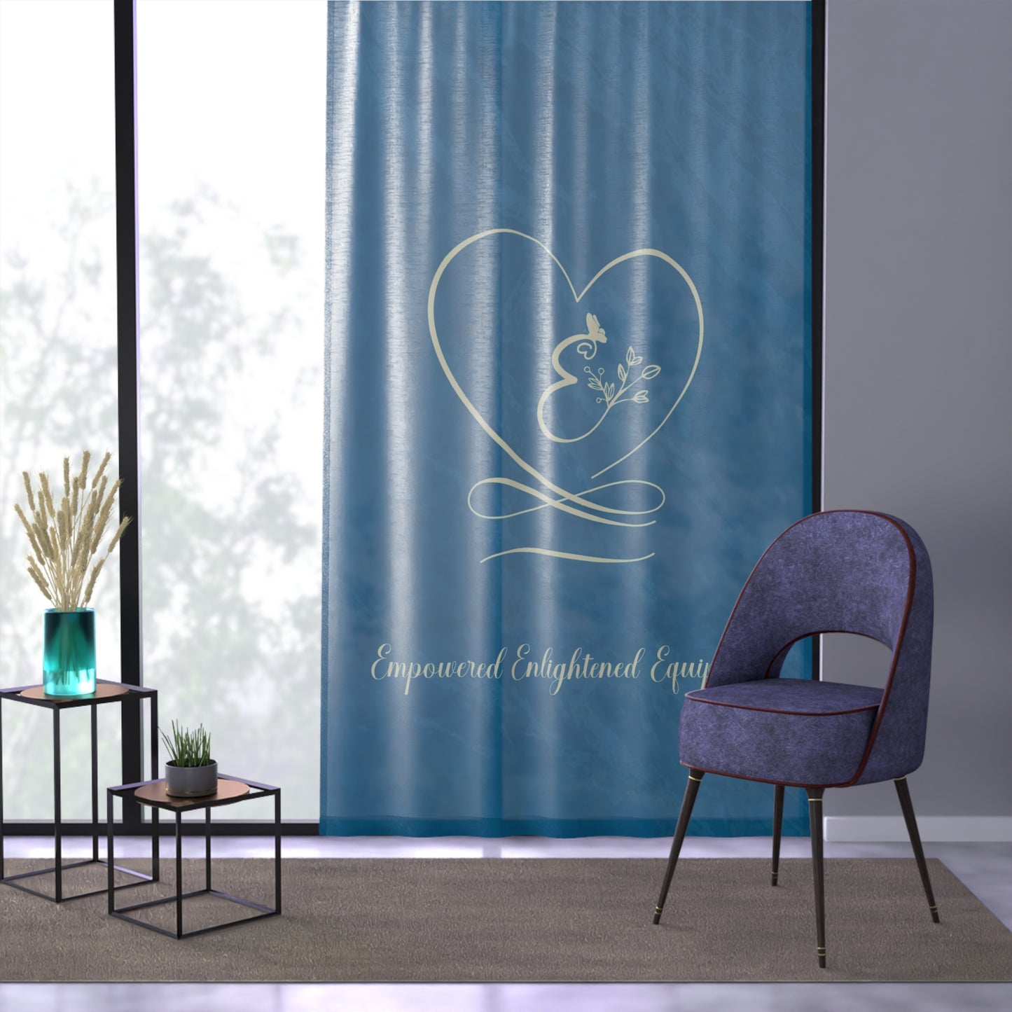 Empowered 2 Sheer Window Curtain