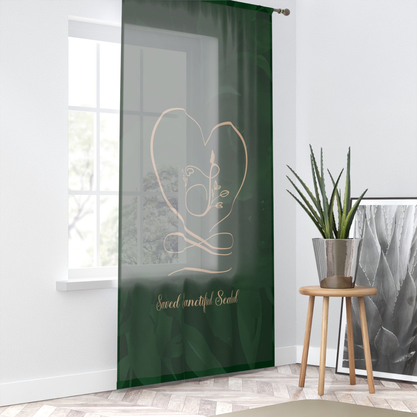 Saved Sheer Window Curtain