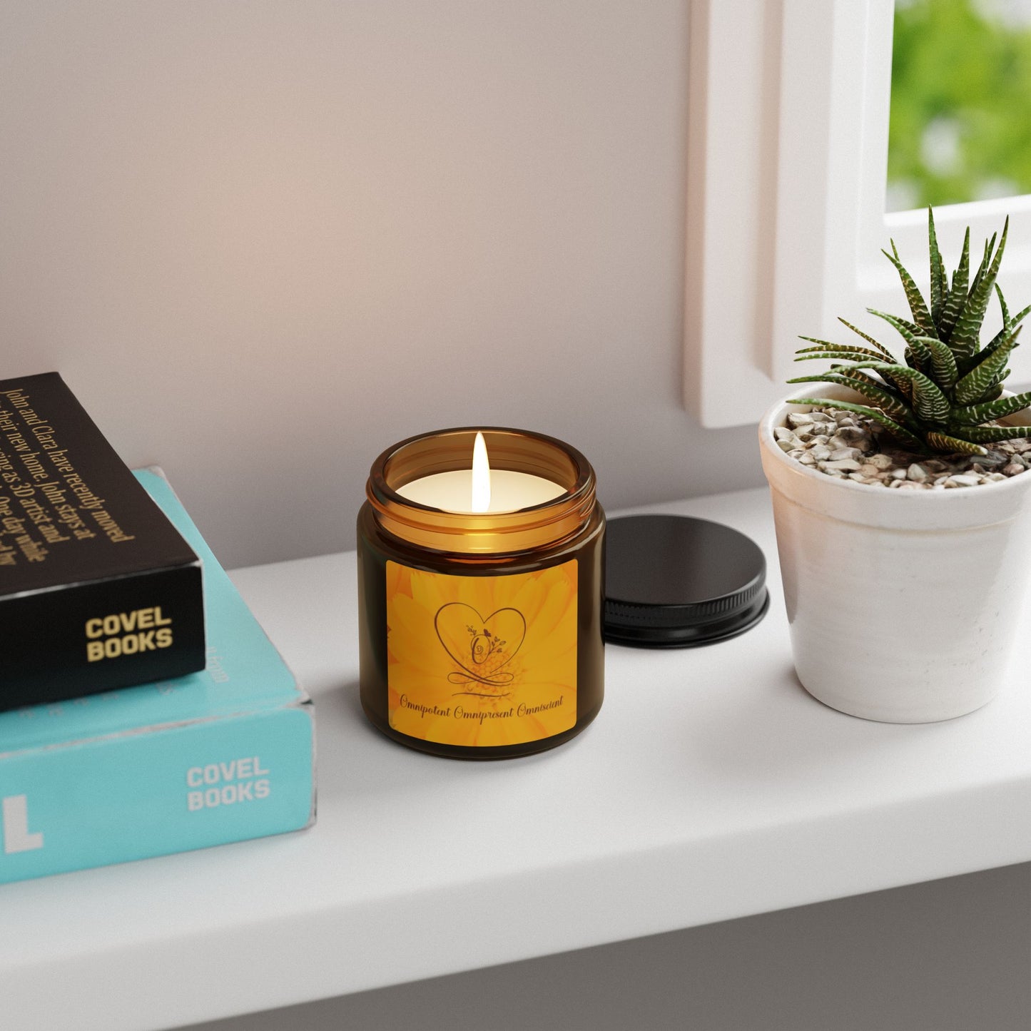 Omnipotent Soy Candle (Multi-Size, Amber Jar)