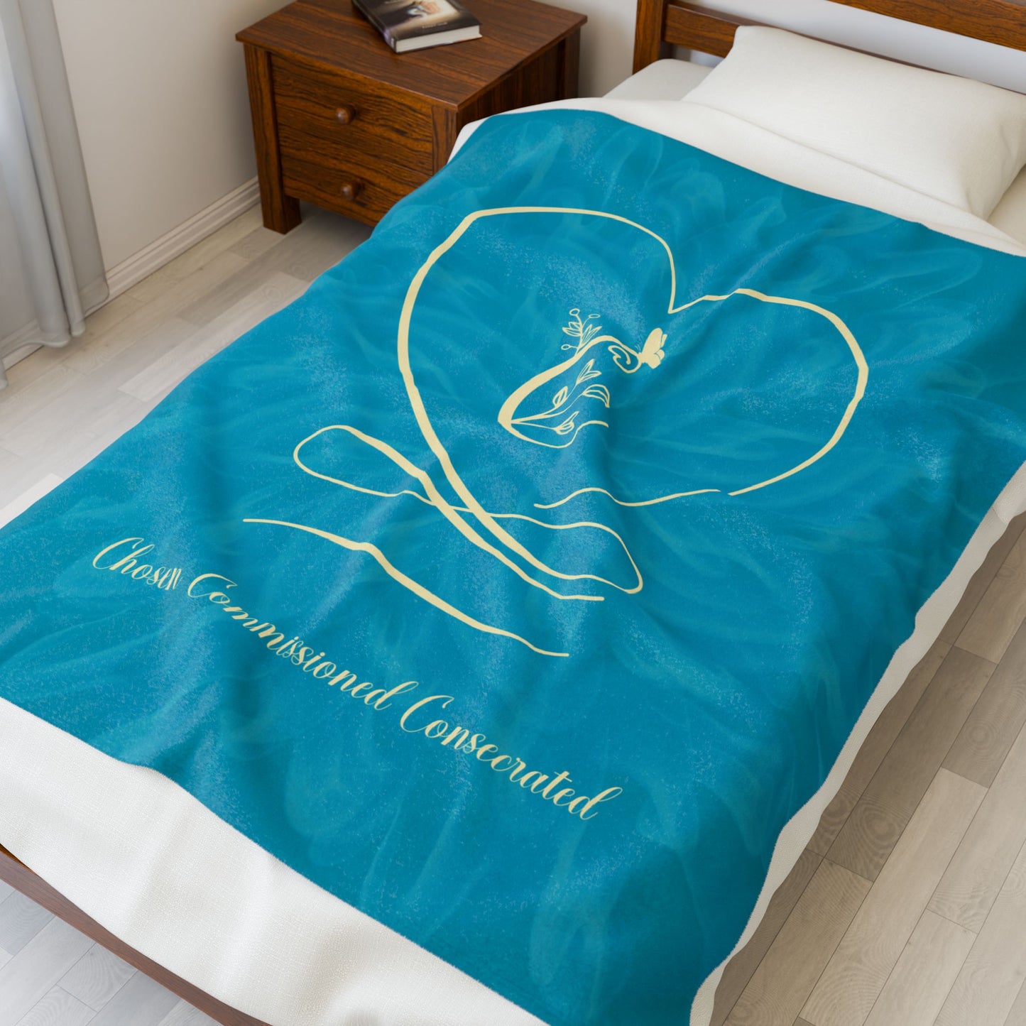 Chosen Velveteen Plush Blanket