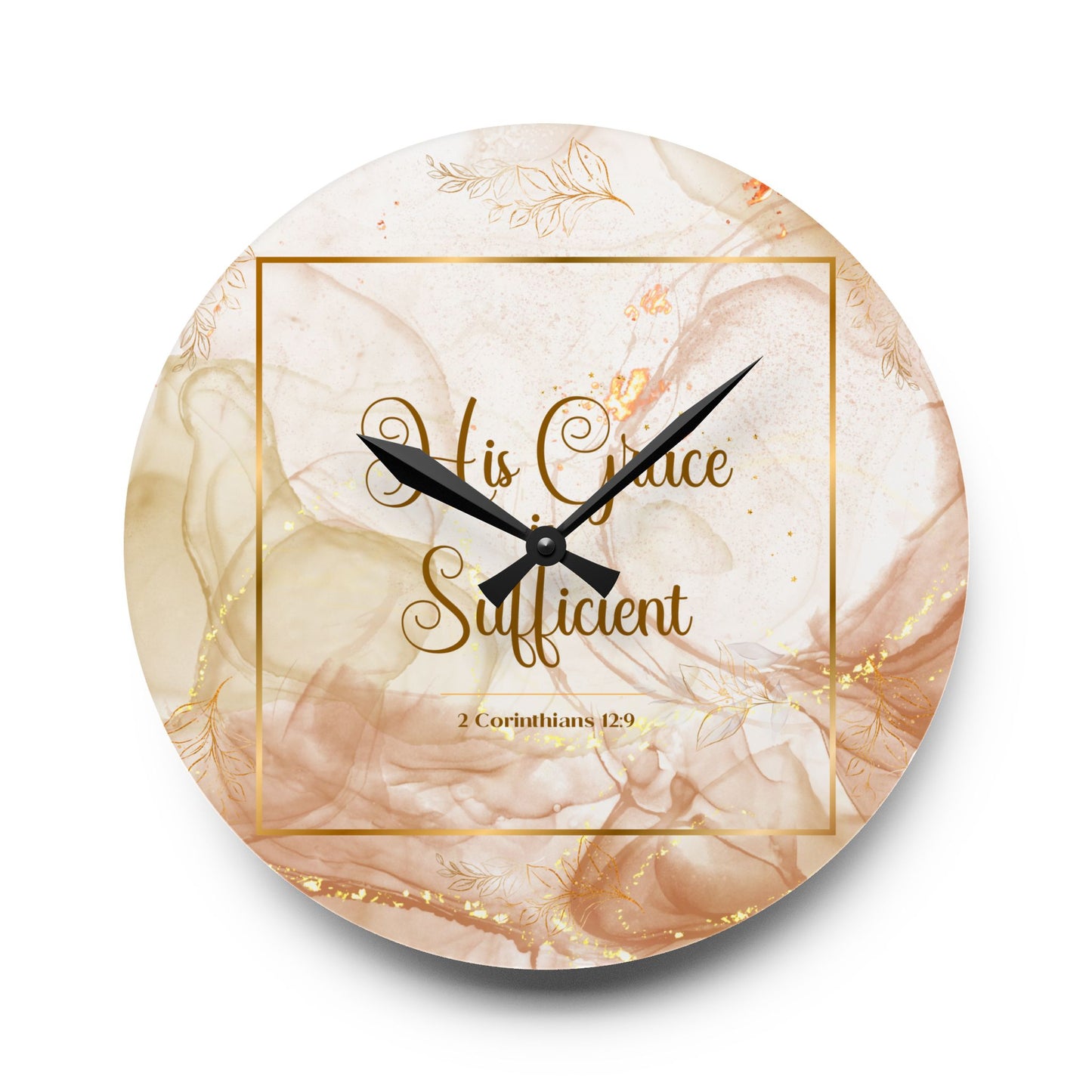 His Grace Acrylic Wall Clock