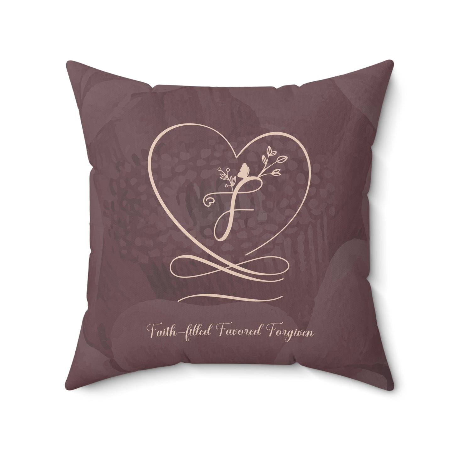 Favored Faux Suede Square Pillow