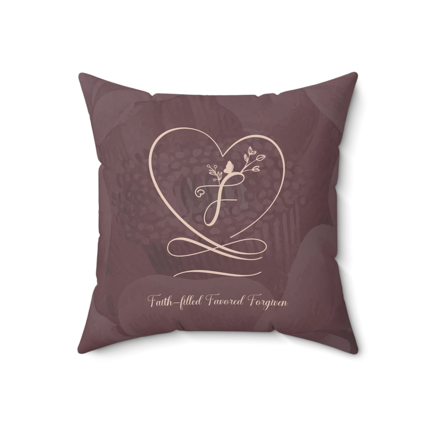 Favored Faux Suede Square Pillow