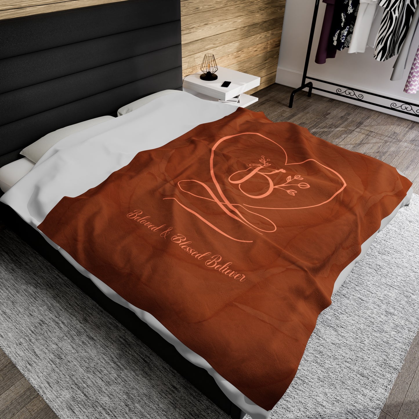 Beloved 2 Velveteen Plush Blanket