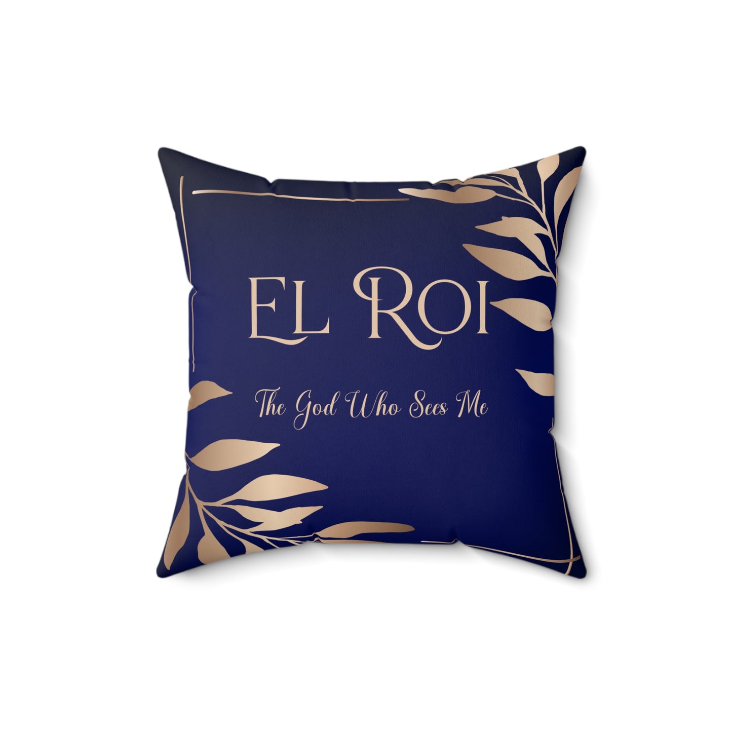 El Roi - (Sapphire) Spun Polyester Square Pillow