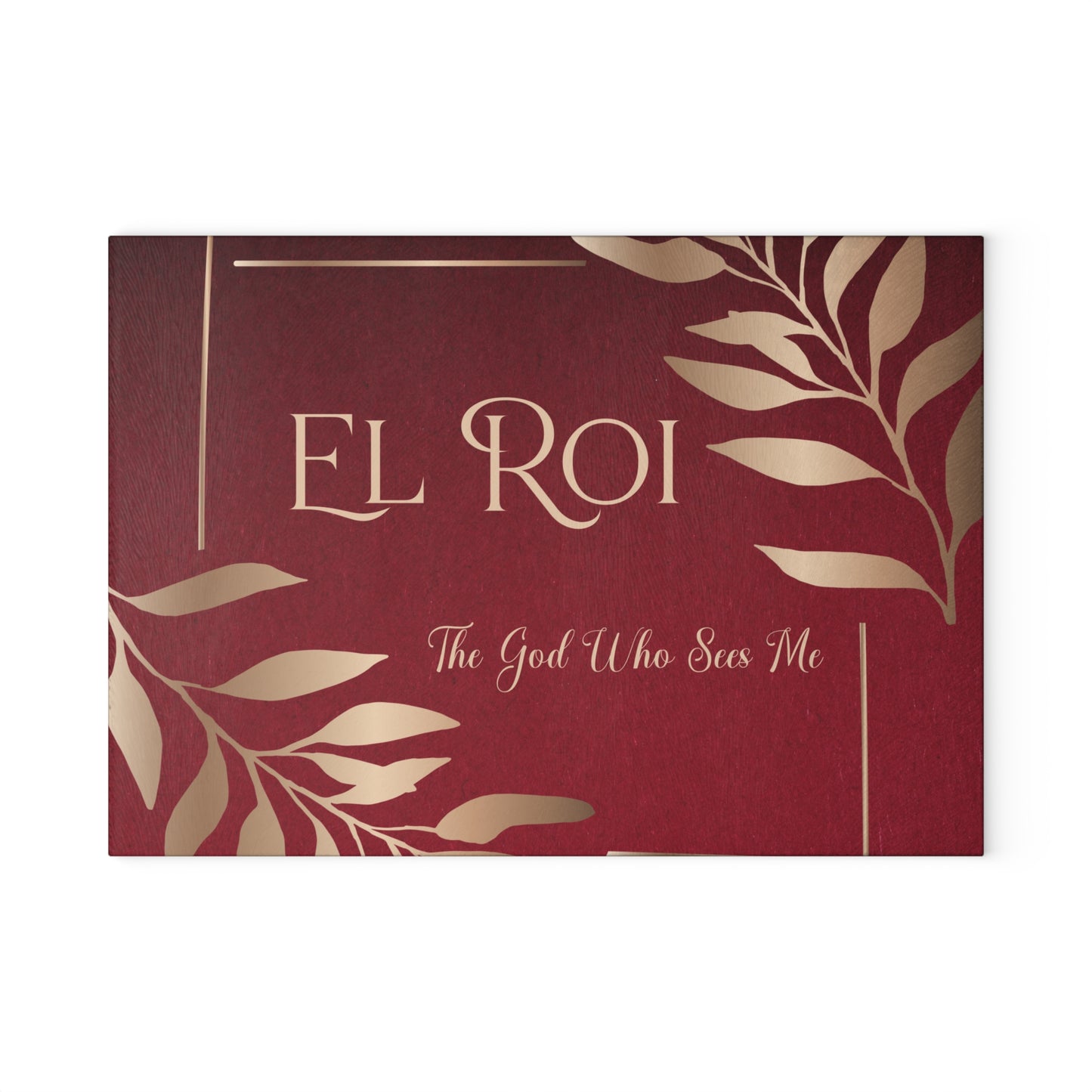 El Roi - (Ruby) Glass Cutting Board