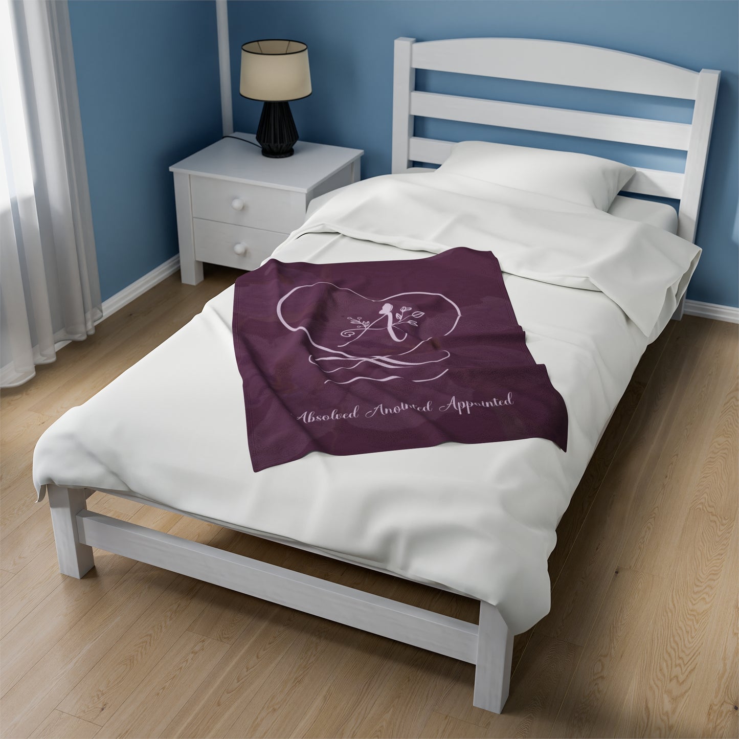 Anointed 2 Velveteen Plush Blanket