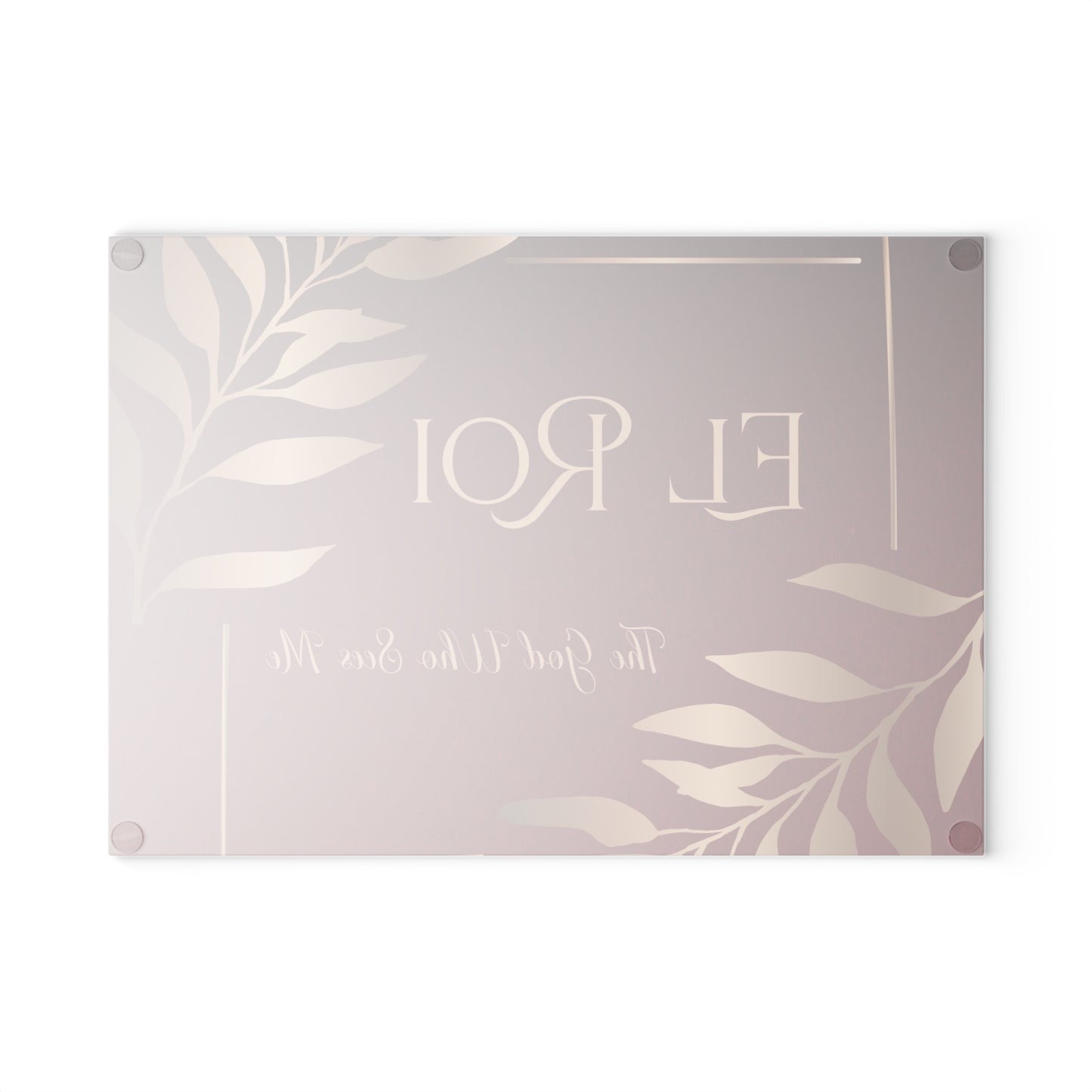 El Roi - (Ruby) Glass Cutting Board