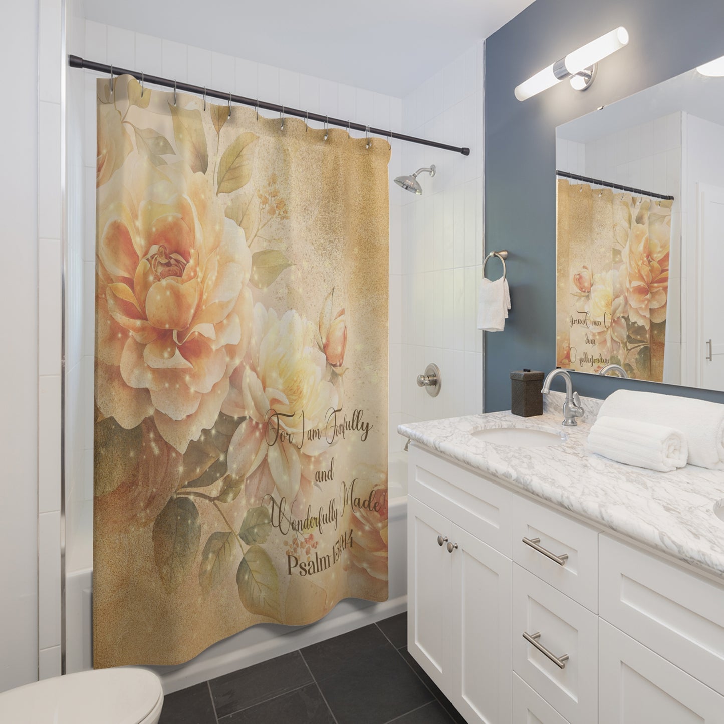 Fearfully Made Shower Curtain