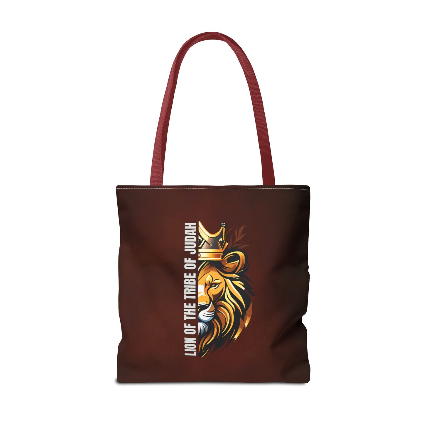 Lion of the Tribe of Judah (Brown) Tote Bag (AOP)