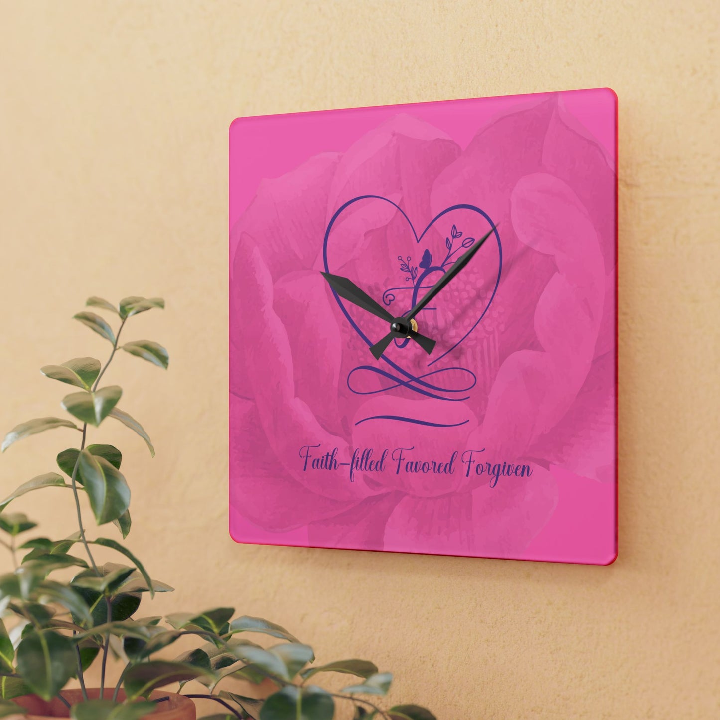 Favored Acrylic Wall Clock