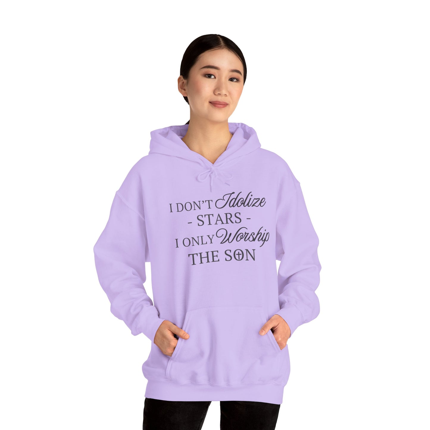 The Son (black print) Unisex Heavy Blend™ Hooded Sweatshirt