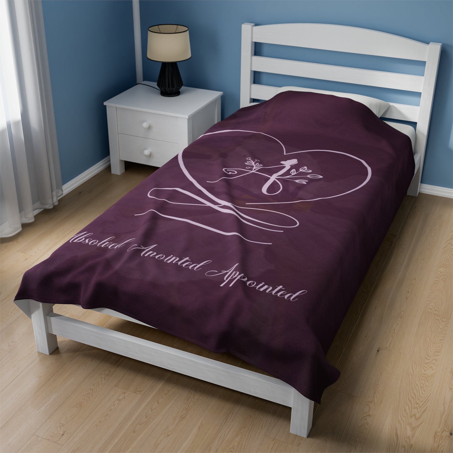 Anointed 2 Velveteen Plush Blanket