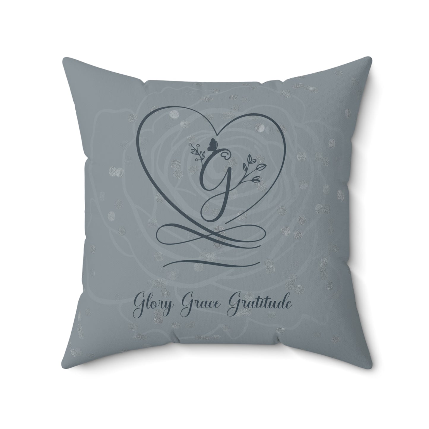 Grace 2 Polyester Square Pillow