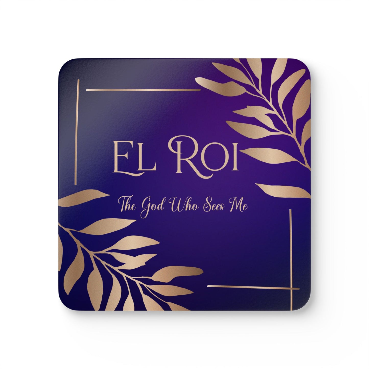 El Roi - (Amethyst) Corkwood Coaster Set