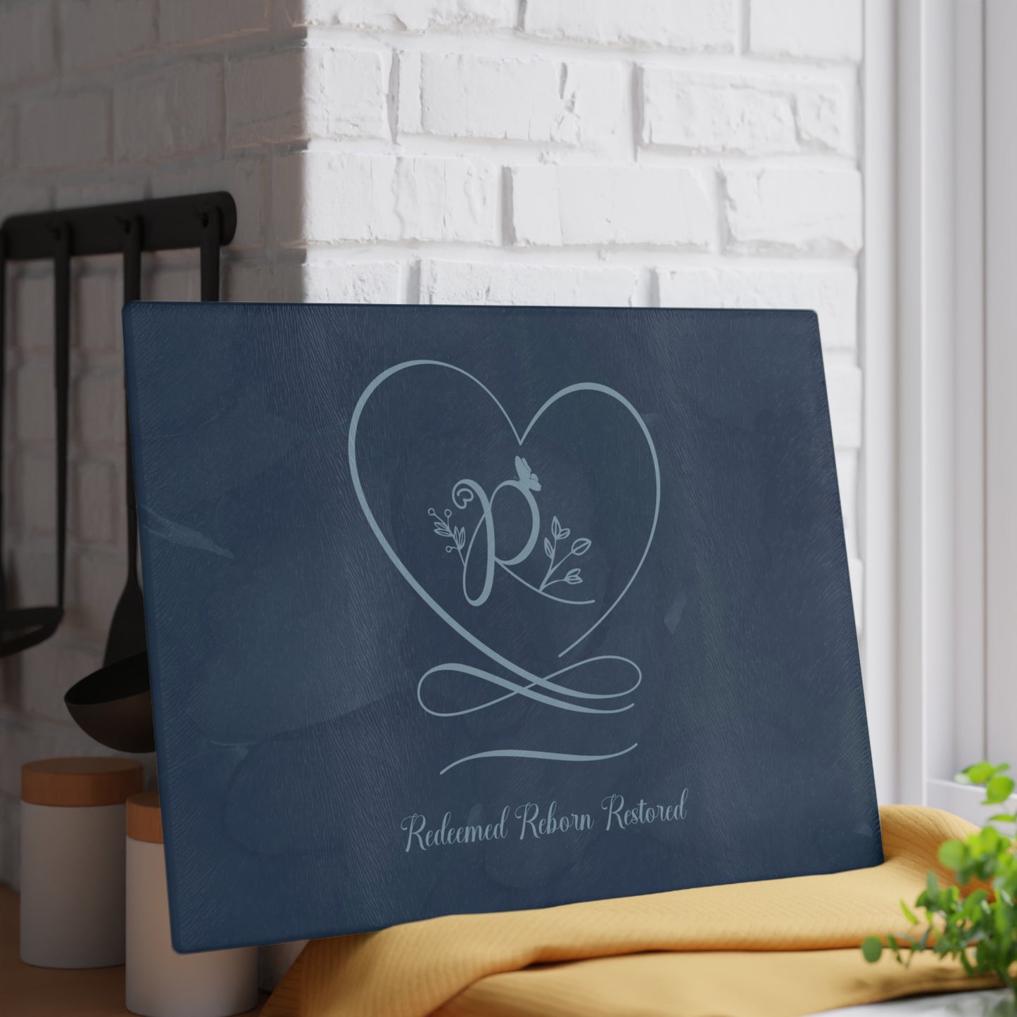 Redeemed Glass Cutting Board