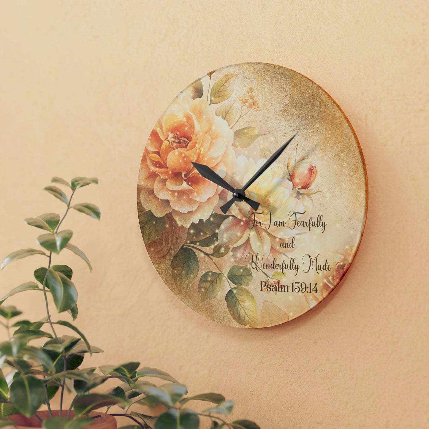 Fearfully Made Acrylic Wall Clock
