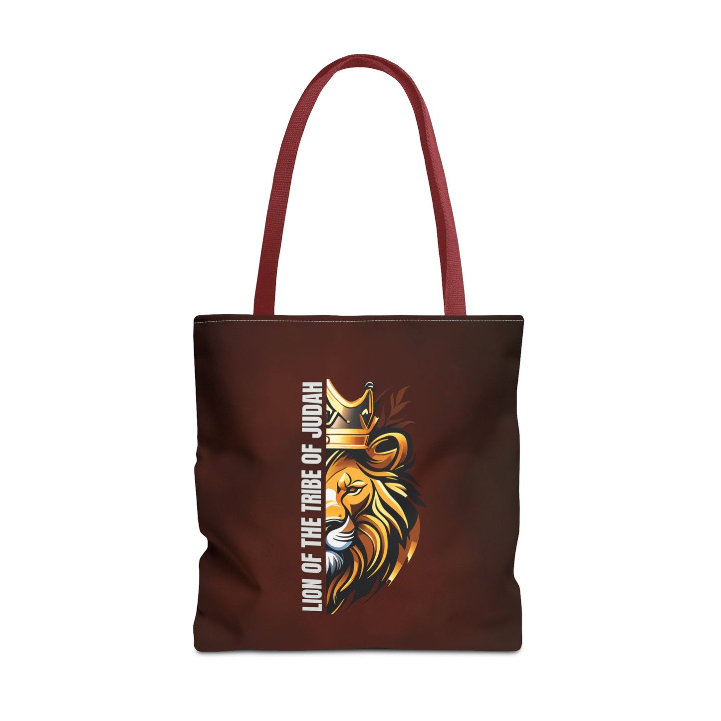 Lion of the Tribe of Judah (Brown) Tote Bag (AOP)