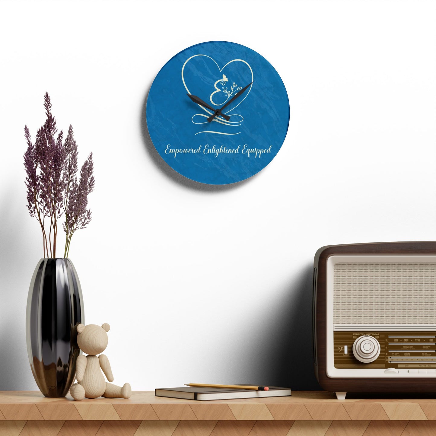 Empowered 2 Acrylic Wall Clock