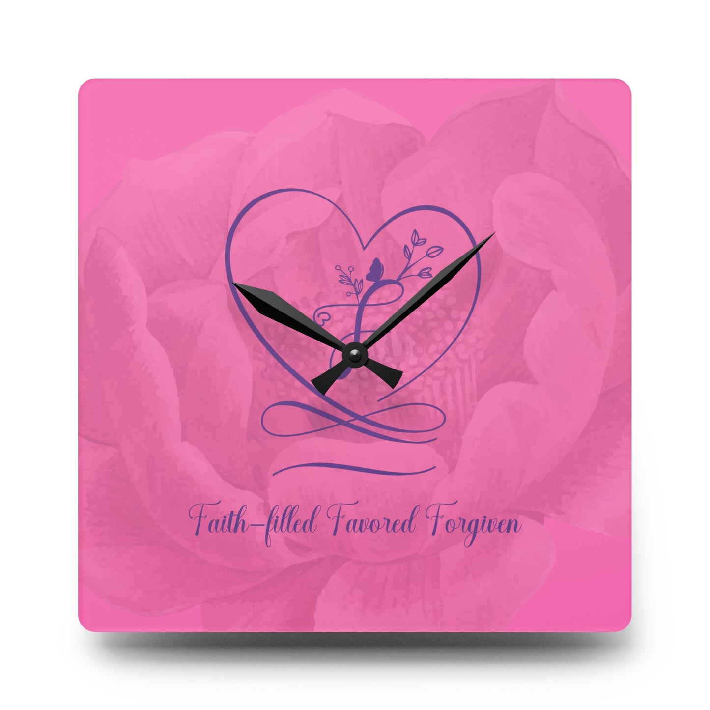 Favored Acrylic Wall Clock