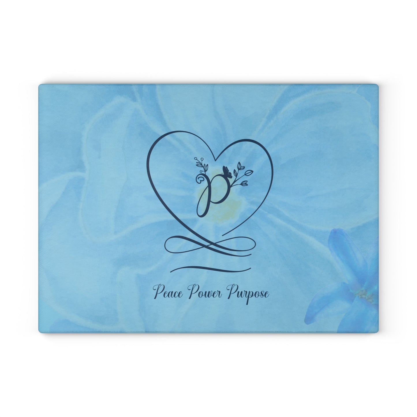 Peace Glass Cutting Board
