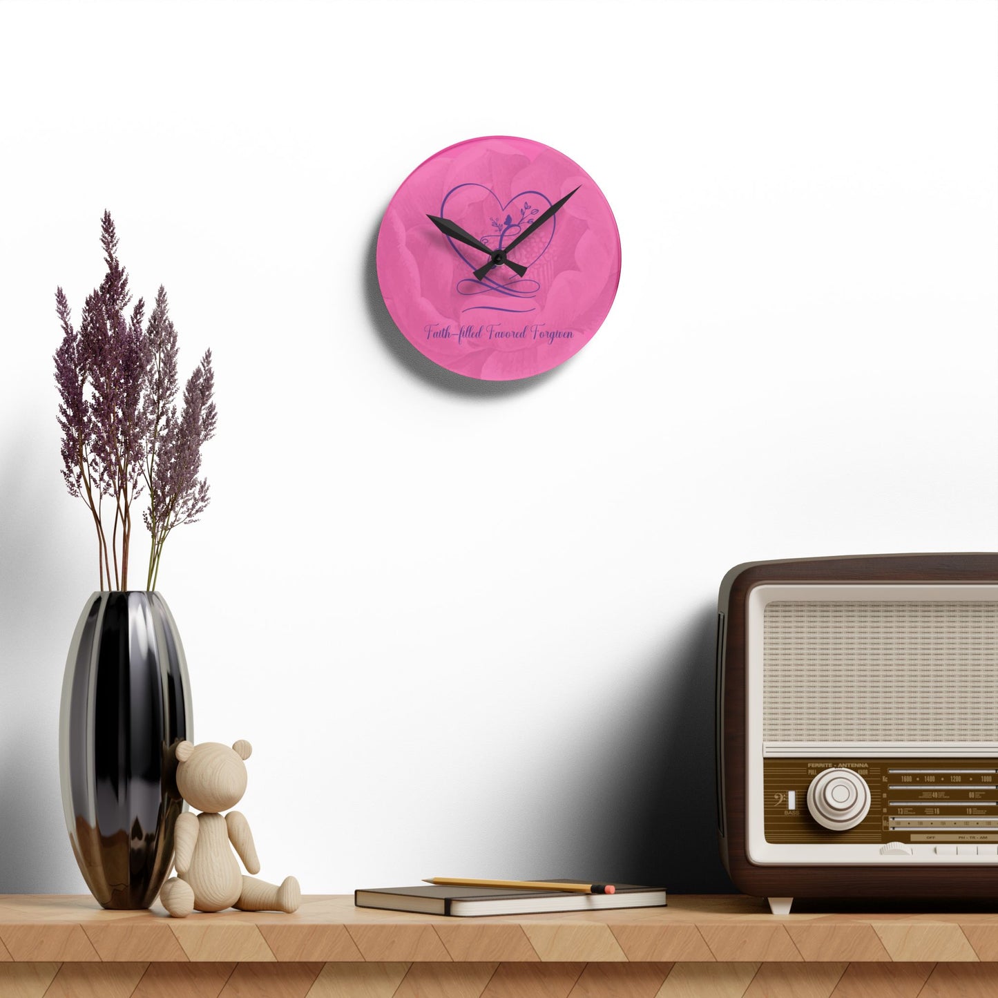 Favored Acrylic Wall Clock