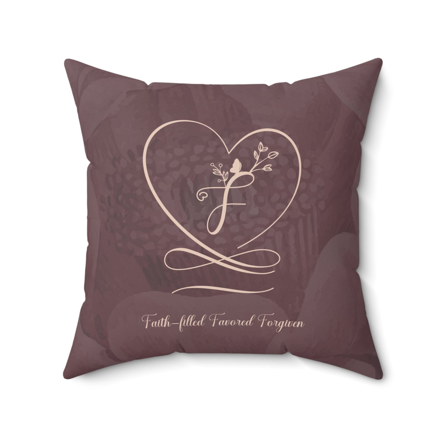 Favored Faux Suede Square Pillow