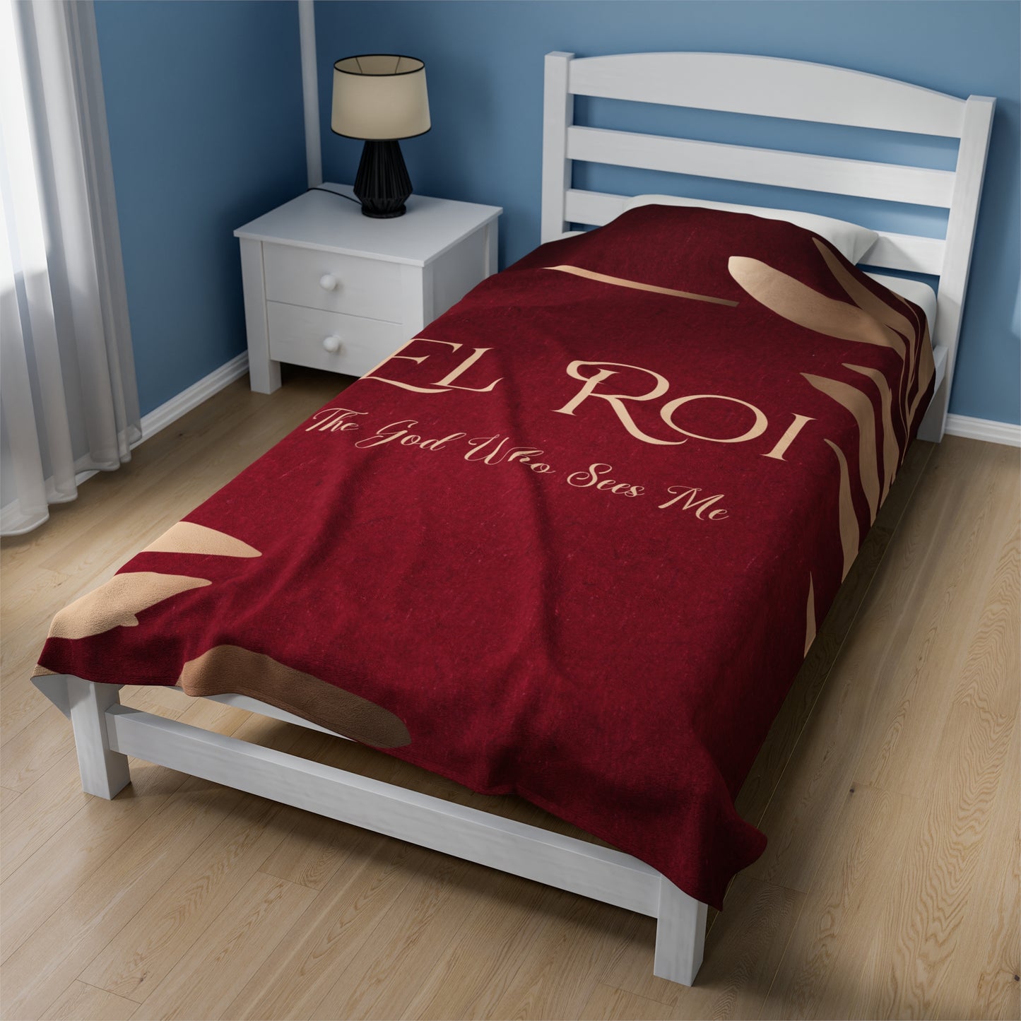 El Roi (Ruby)Velveteen Plush Blanket