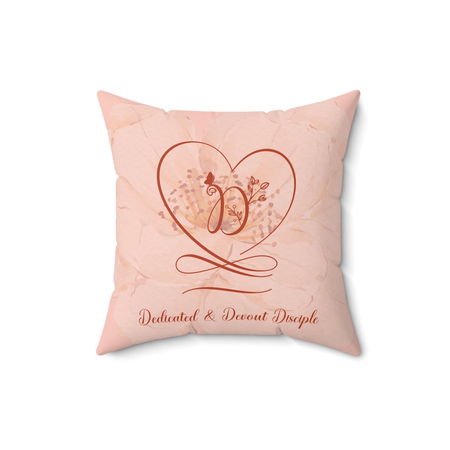 Disciple Faux Suede Square Pillow