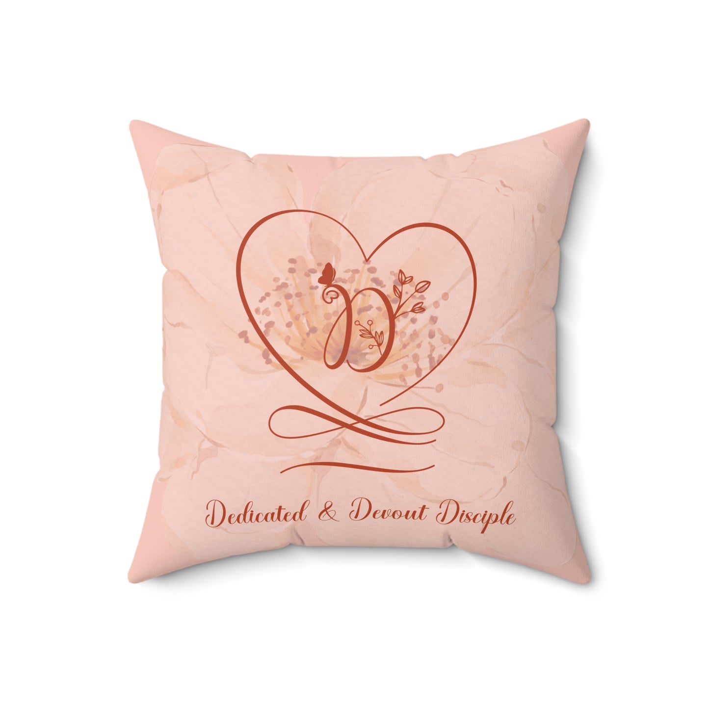 Disciple Faux Suede Square Pillow