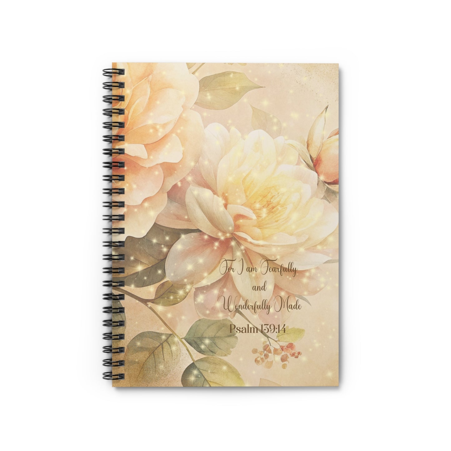 Fearfully Made Spiral Notebook - Ruled Line