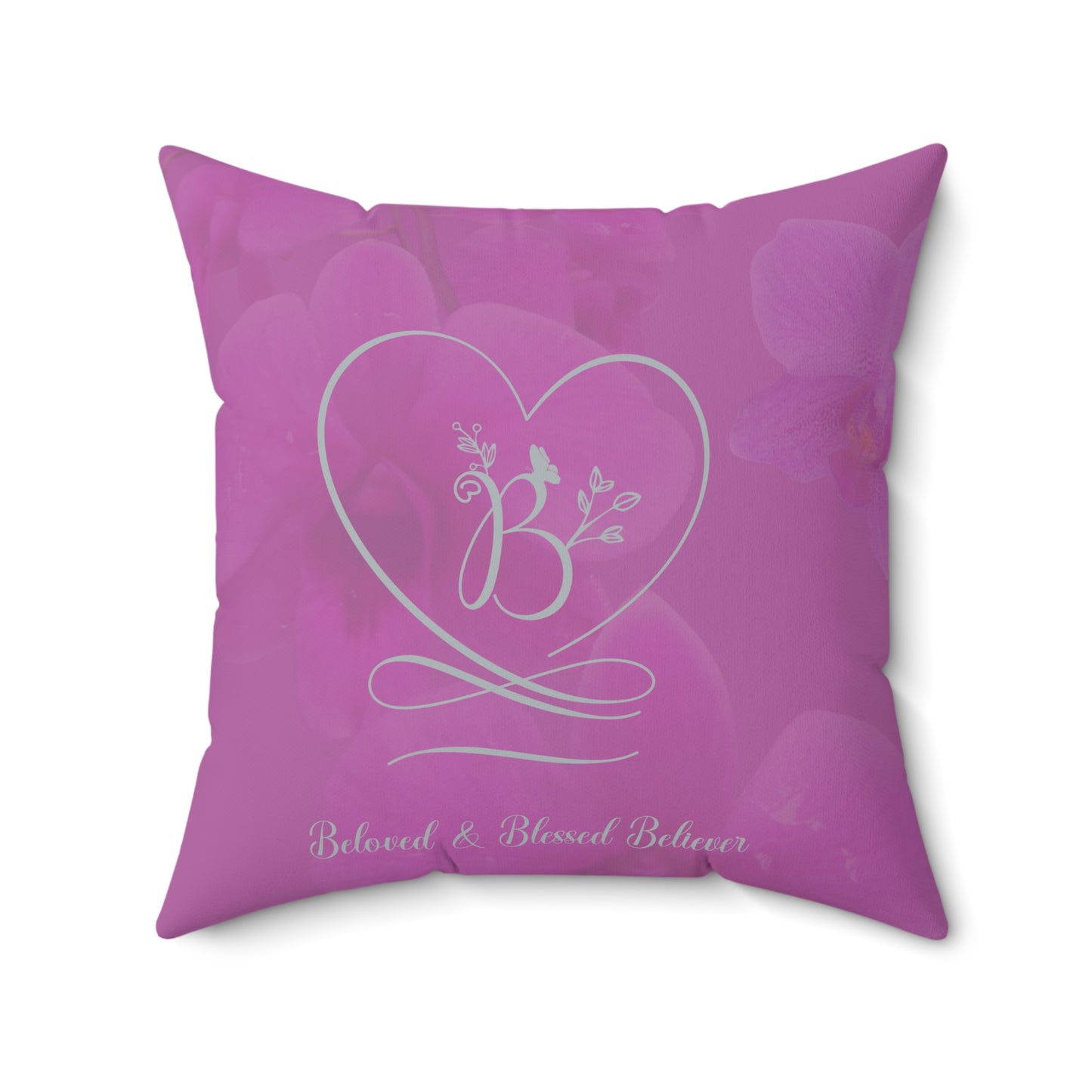 Beloved Faux Suede Square Pillow