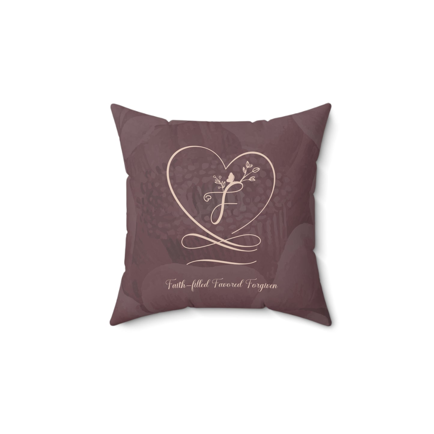 Favored Faux Suede Square Pillow