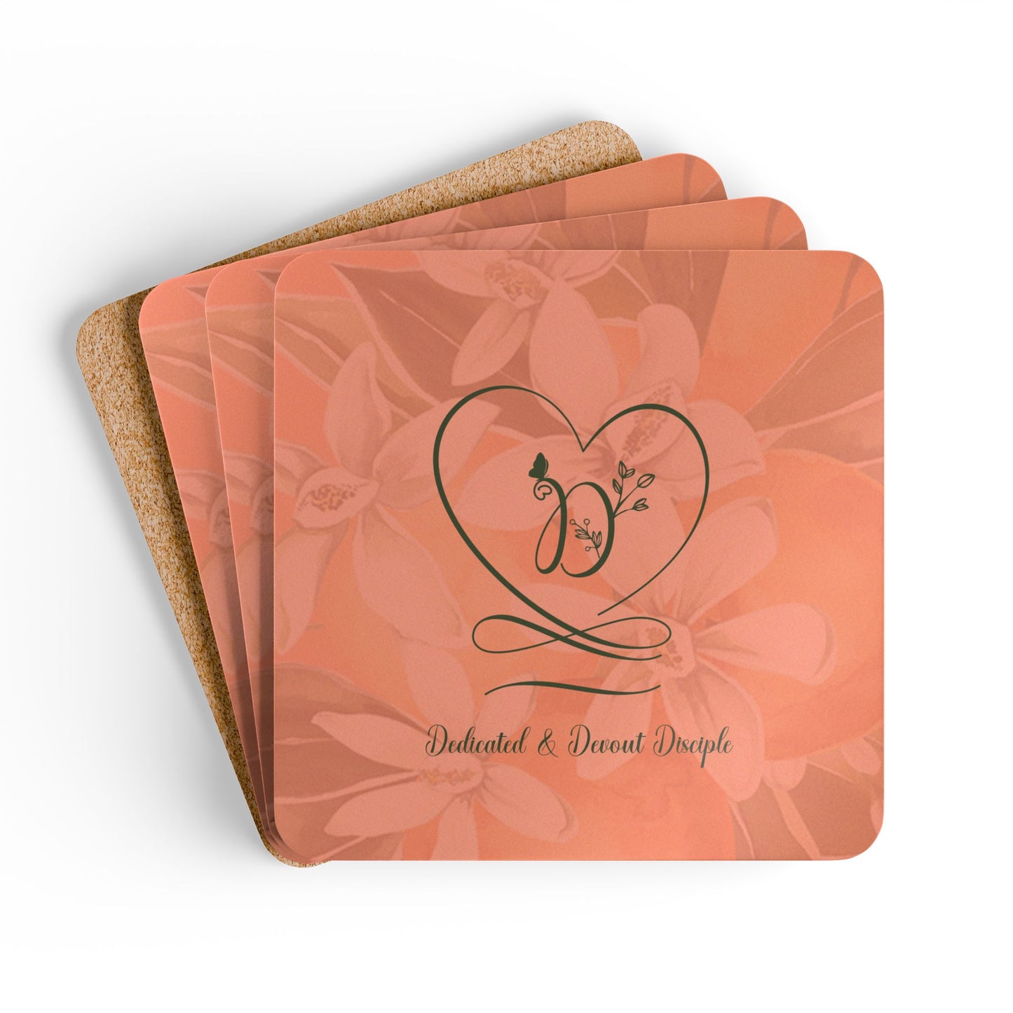 Disciple Corkwood Coaster Set