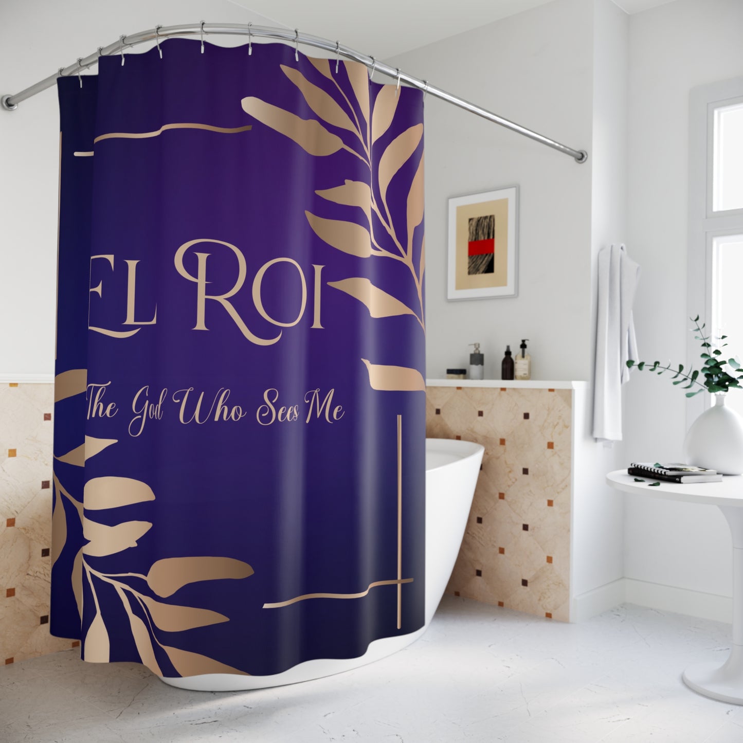 El Roi - (Amethyst) Shower Curtains