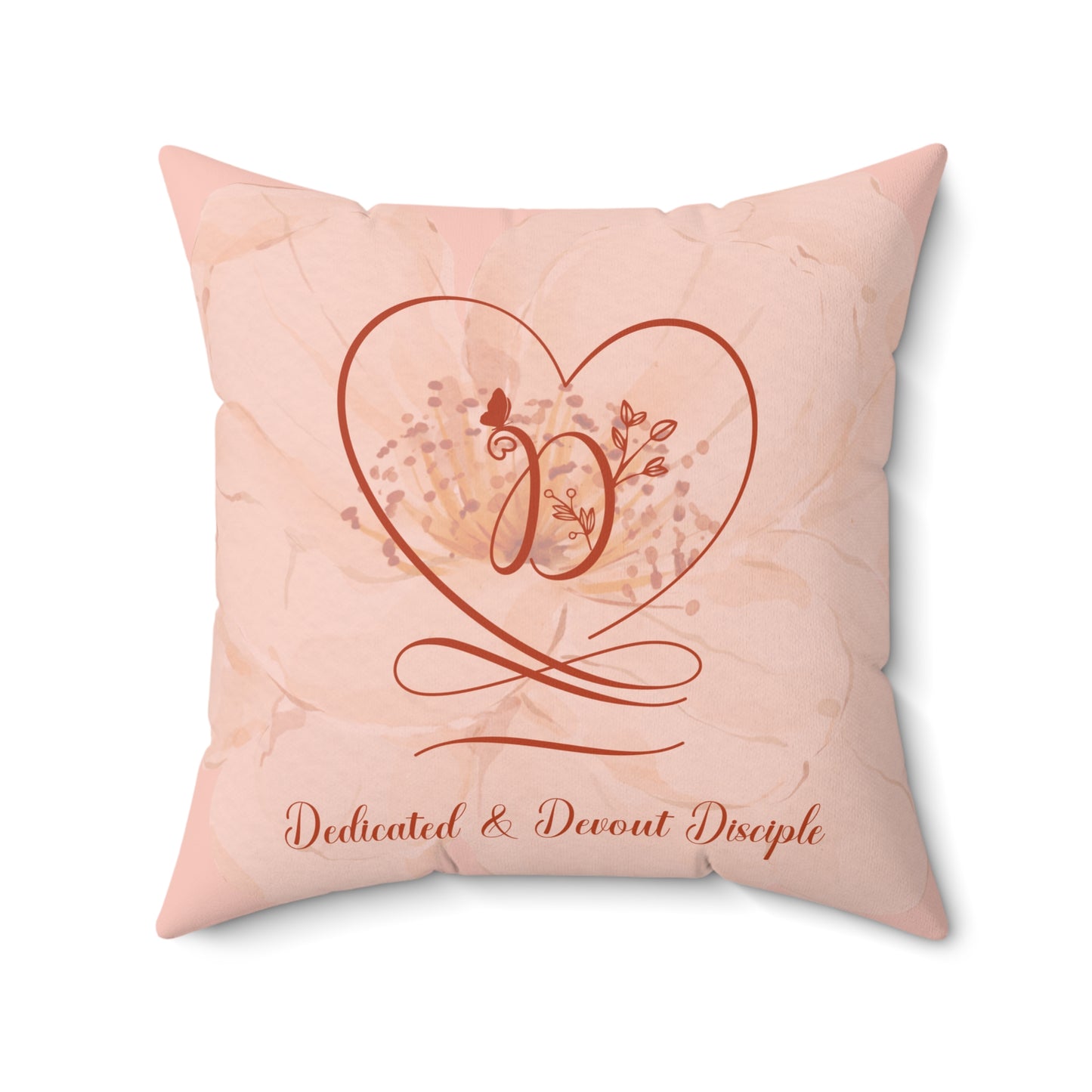 Disciple Faux Suede Square Pillow