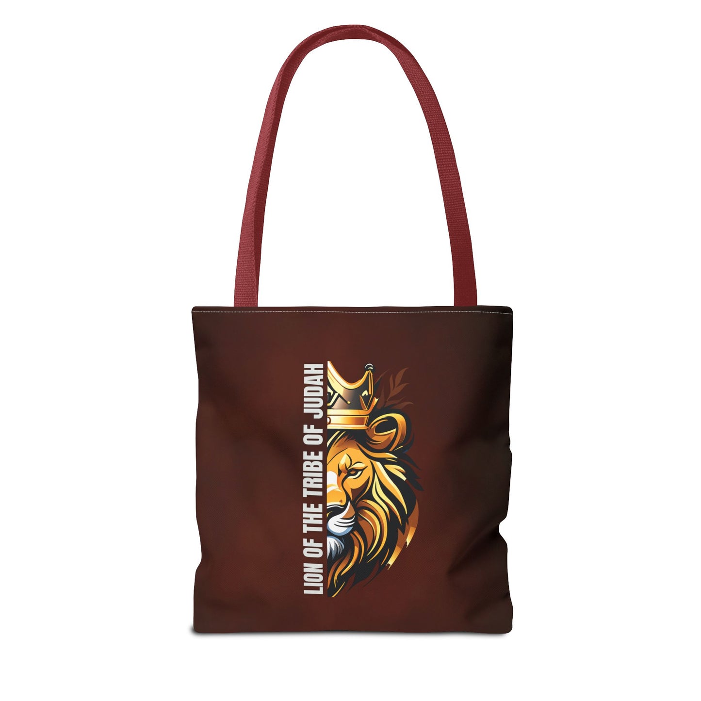 Lion of the Tribe of Judah (Brown) Tote Bag (AOP)