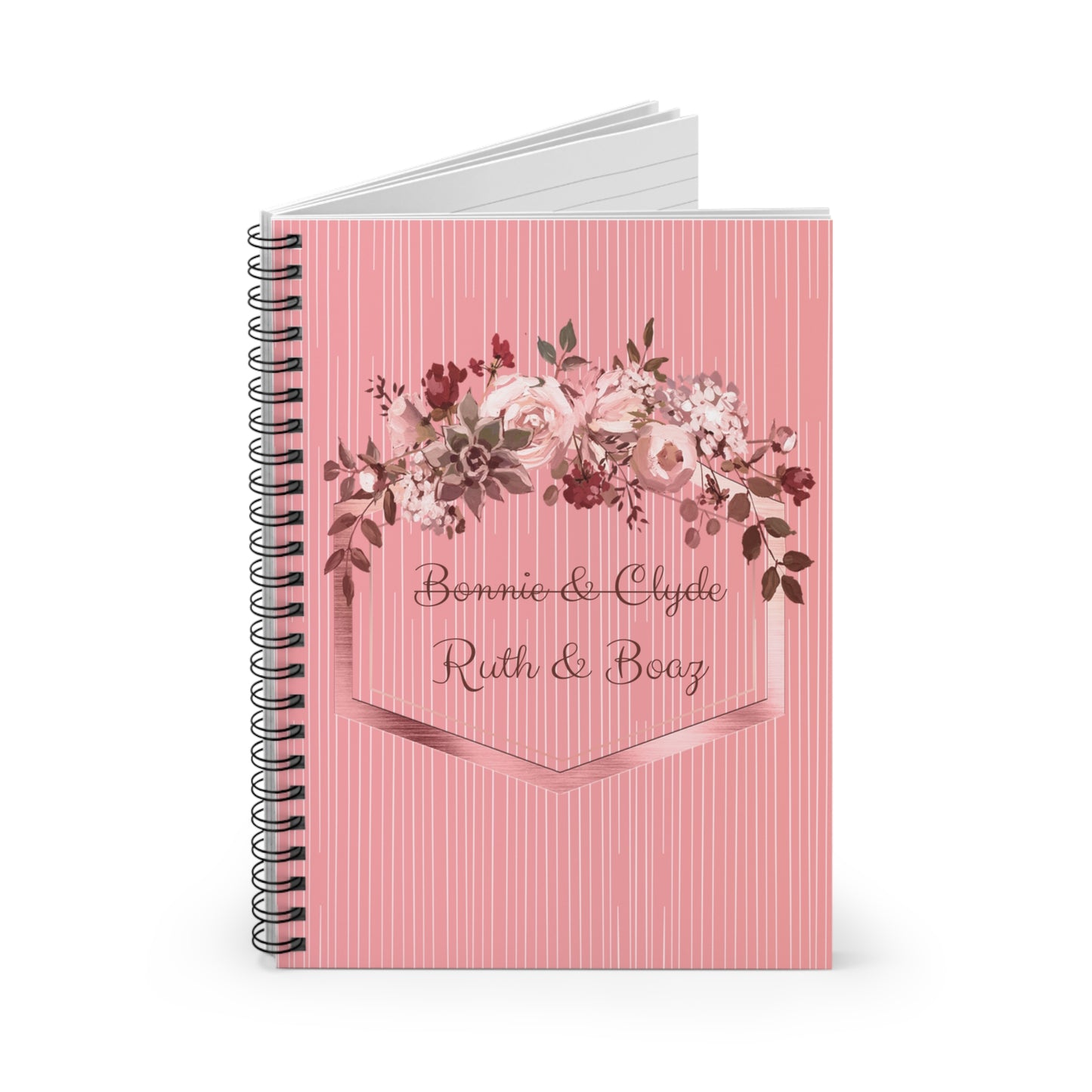 Spiral Notebook - Ruth and Boaz - Ruled Line