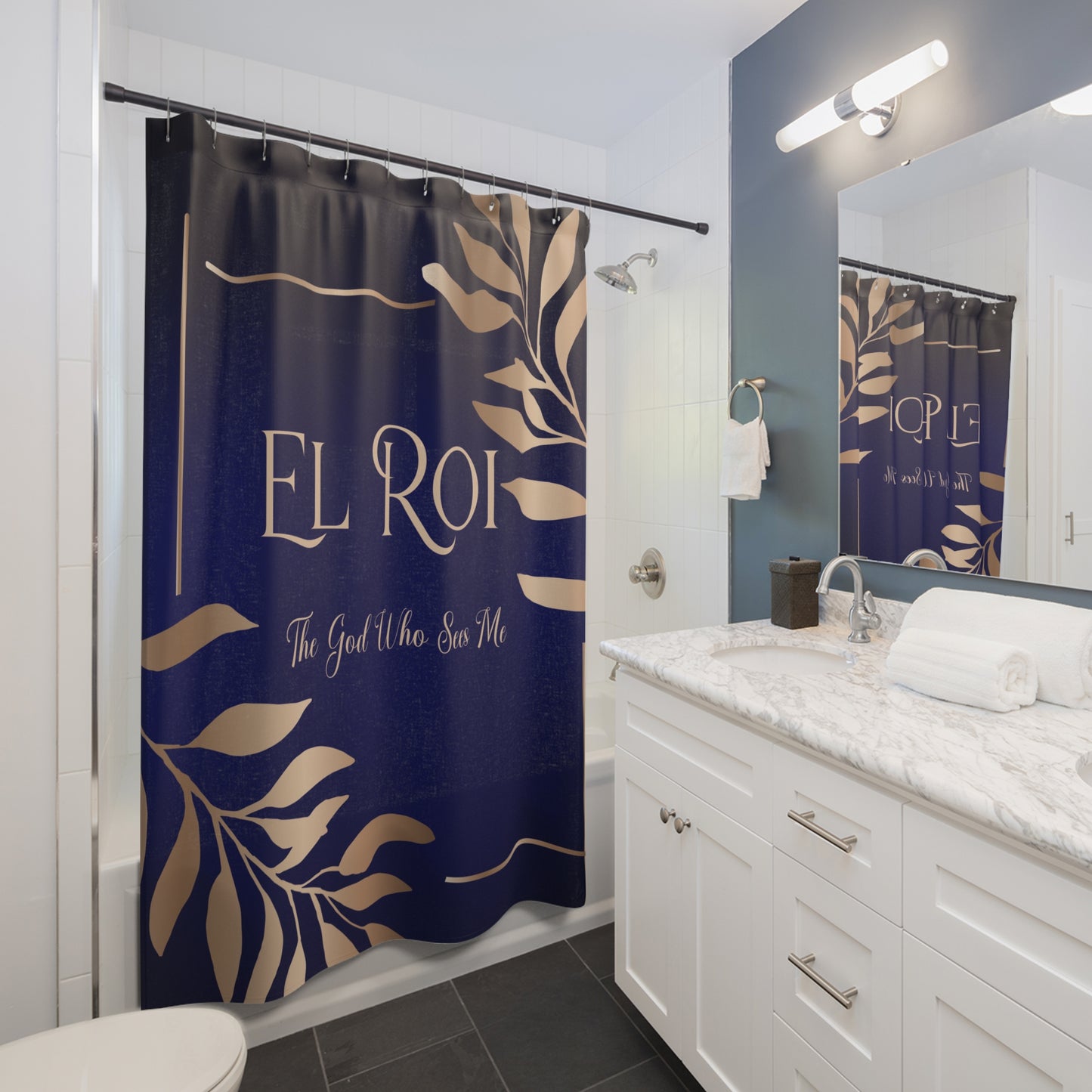 El Roi - (Sapphire) Shower Curtains