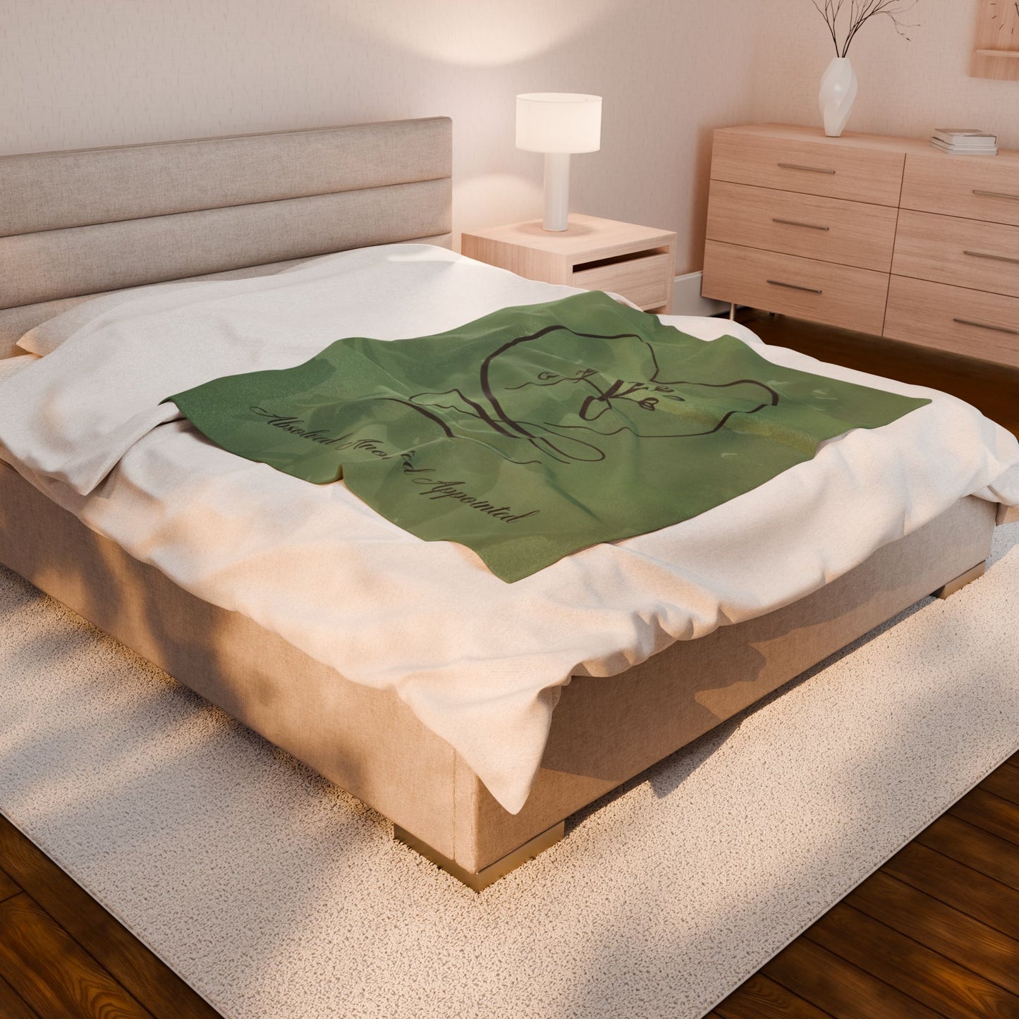 Anointed Velveteen Plush Blanket