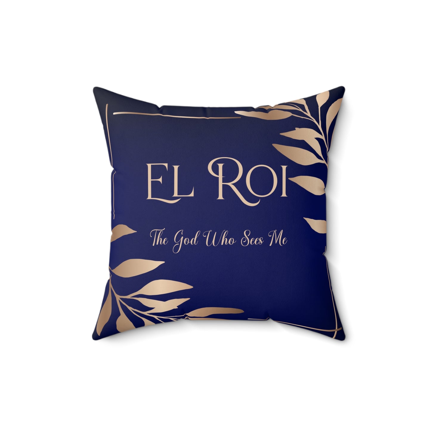 El Roi - (Sapphire) Spun Polyester Square Pillow