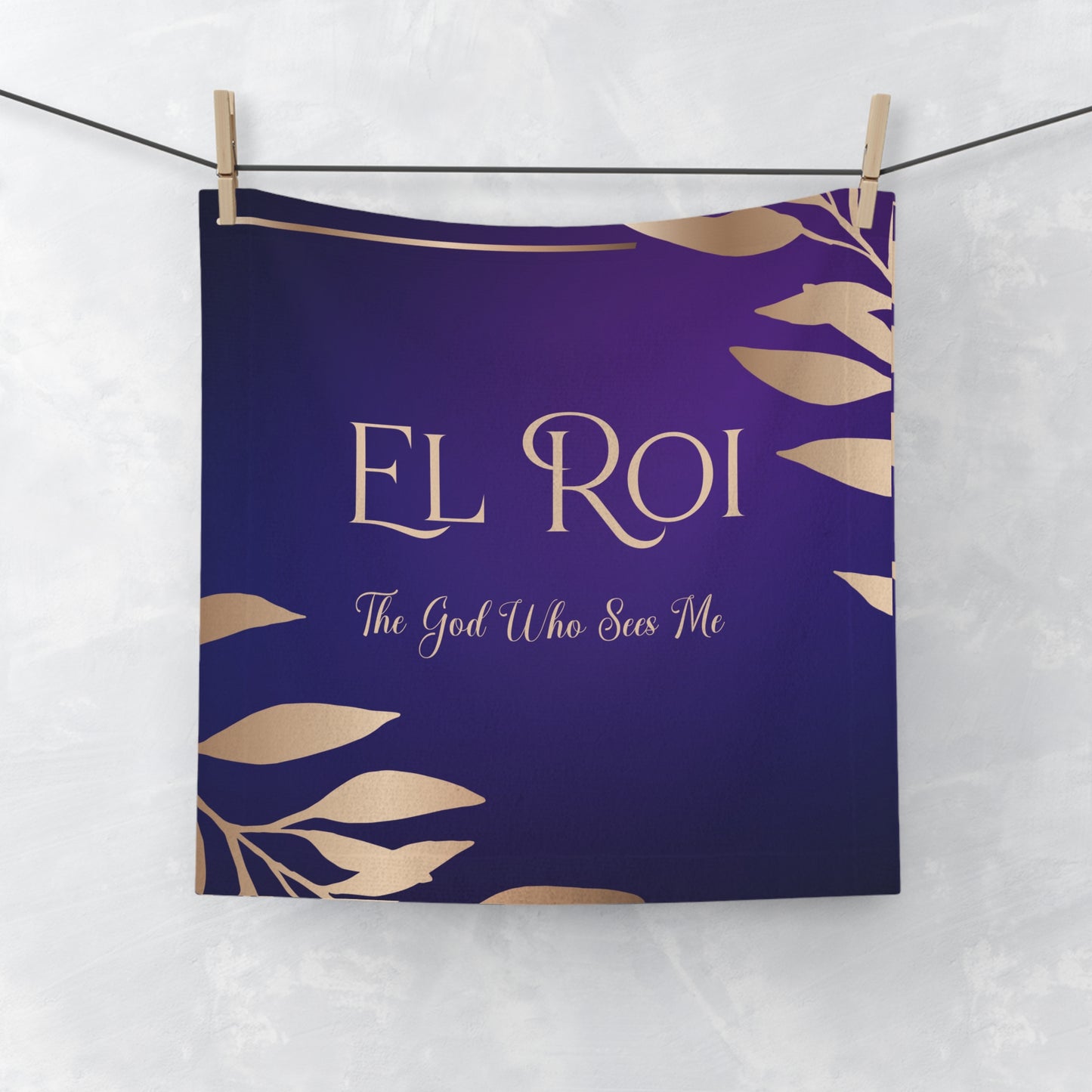 El Roi - (Amethyst) Face Towel