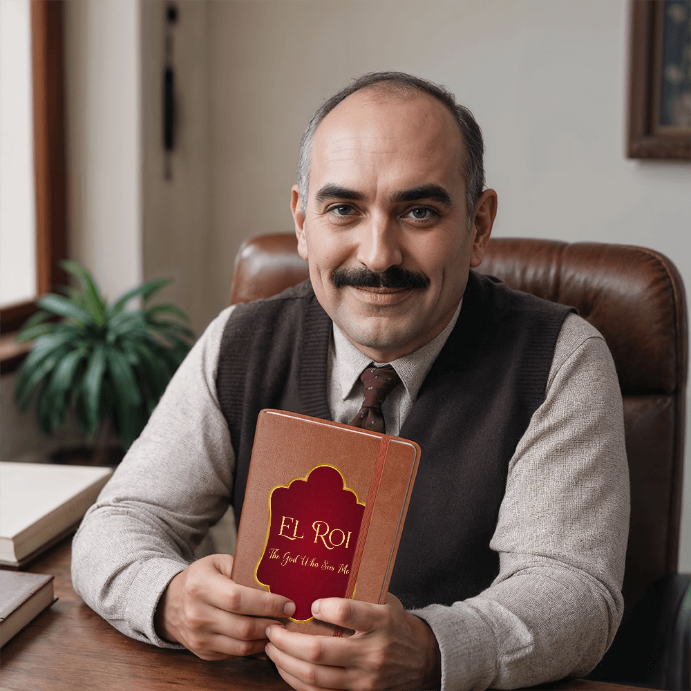 EL Roi - The God Who Sees Me Faux Leather Journal